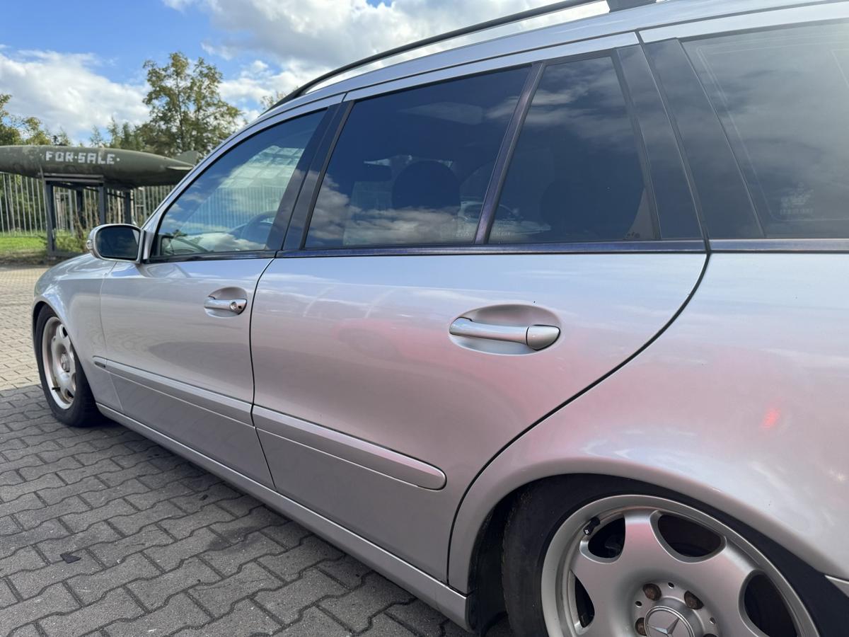 Mercedes E Klasse S211 original T&uuml;r hinten links 744 Brillantsilber T-Modell Bj.2005